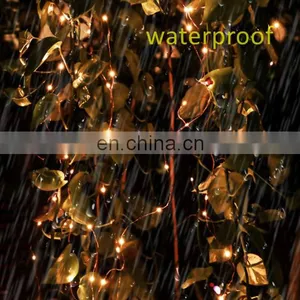 Solar Waterproof Copper Wire String Light Home Decor Indoor Outdoor Christmas Decoration Fairy Lights With Remote Controller thumbnail-6