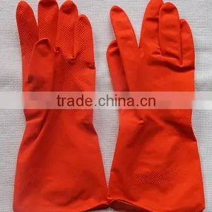 35cm, 40 Gram, Yellow Rubber Household Gloves thumbnail-3