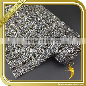Hot Fix Bling Rhinestone Mesh Sticky Back Pattern Rhinestone Sheets FRM-240 thumbnail-1