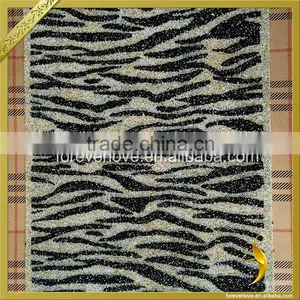 Wholesale Hotfix Crystal Rhinestone Net Mesh Adhesive Leopard Rhinestone Sheets FRM-182 Supplier's Choice thumbnail-3