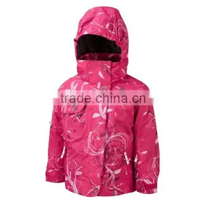 Girls Winter Full Printed Waterproof Padded Jacket thumbnail-1