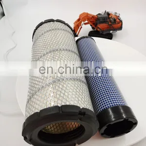 Excavator Spare Parts Air Filter 222425A1+222429A1 AF25588+AF25484 FOR PC56-7 PC60-8 PC70-8 SK75-8 Air Cleaning thumbnail-5