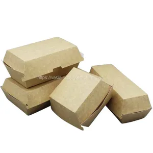 Custom Design Kraft Food Clamshell Boxes Packaging Clamshell Packaging Suppliers thumbnail-1