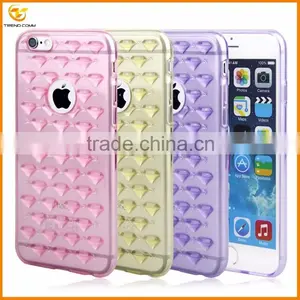 New Products Slim Transparent Tpu Case for Iphone 6s thumbnail-1