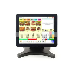 12 Inch Pos Terminal Ture Flat Fanless Capacitive Pos All in One for Retail or Restaurant Pos thumbnail-3