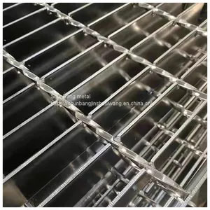 Hot Galvanized Steel Grating Cover Plate Drainage Ditch Garage Floor Ditch Plate Sewer Floor Drain Grid Plate Step Plate thumbnail-1