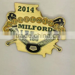 Custombaseball Sports Lapel Pins Medals/medal With High Quality thumbnail-1