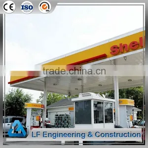 Prefab Ball Joint Large Span Space Frame Gas Station Canopy thumbnail-4