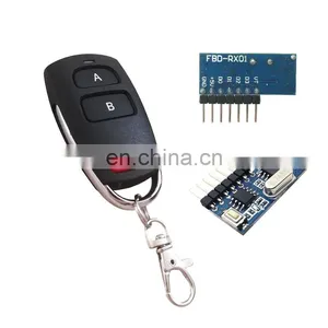 433MHZ Learning Code 3 Key Remote Control + RF Receiving Module thumbnail-2