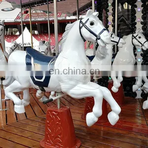 Amusement Carnival Carousel Horse Ride Fairground Merry go Round for Sale thumbnail-2