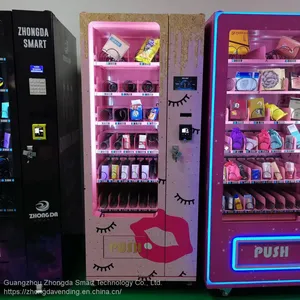 Automatic Customer ID Card Reader Vending Machine For Nail Polish and Lashes Cosmetic Products thumbnail-1