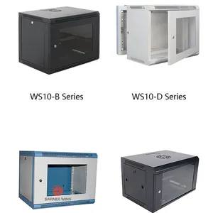 OEM Manufacturer WS10-Y 6U Network Wall Mount Cabinet 19inch Wall Mount Rack for Network Equipment Competitive Item thumbnail-3