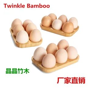 Bamboo Plate/bamboo Wooden Tray for Egg/bamboo Wooden Egg Tray thumbnail-1