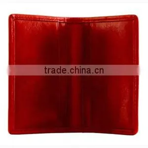Top Quality Bifold Simple Design Slim Genuine Leather Card Holder thumbnail-1