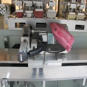 High Accuracy 8 Station Semi-Automatic New Type Tampography Pad Printer 8 Color Auto Rotation Fixture Special for Irons Printing thumbnail-3