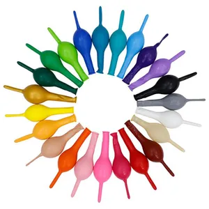 Wholesale 10inch Link Tail Latex Globo Qualatex Linking Balloon for Birthday Party Wedding Decoration Long Balloons thumbnail-4
