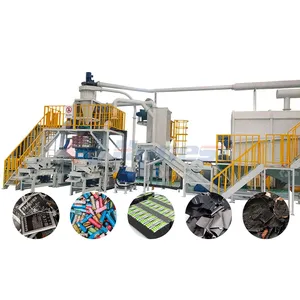Full Automatic Waste Mobile Phone Cylindrical Lithium-ion Battery Recycling Production Line thumbnail-1