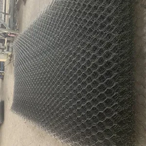 Wholesale 1*1*1 Gabion Mesh Box 120*150 mm GI Wire Gabion Basket Plain Weave Cutting Bending for Riverbank Controlling thumbnail-3