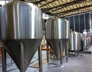 Refrigerated Stainless Steel Conical Fermenter 1000L Large Brewing Equipment thumbnail-1