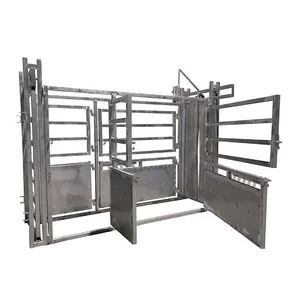 High Quality Cattle Chute Crushes Cattle Squeeze Crush for Fencing Trellis & Gates thumbnail-3
