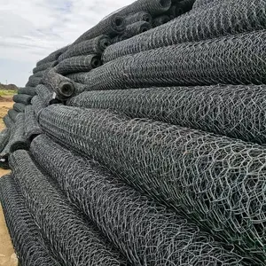 Custom Size Gabion Box With Galvanized or PVC Coated Surface Treatment thumbnail-2