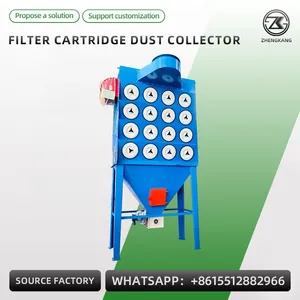 Pulse Jet Cartridge Dust Collector Industrial Filter Cartridge Dust Removal Machine thumbnail-3