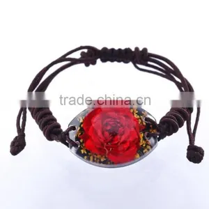 Lovely Real Flowers Resin Fashion Bracelet thumbnail-4