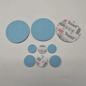 3M 30362 Trizact Hookit Foam Pyramid Sand Disc Sanding Sponge 3Inch 76MM P5000 Silicon Carbide Velcro Backing for Paint Repair thumbnail-1