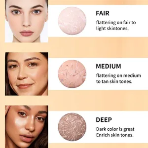 7-Color Multi-Shade Pressed Powder Silky-smooth Pressed Powder for Color Correction and Setting Makeup Natural & Long-Lasting Baked Powder Compact thumbnail-4