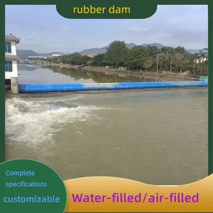 EPDM Canvas Reinforced Rubber Dam High Tensile Anti-Wear Water Retaining Weir thumbnail-2