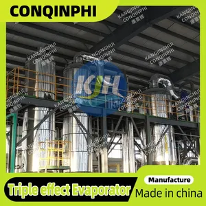 Automatischer plattenförmiger Dreifacheffektverdampfer mit 10-kW-Heizleistung und CIP-Reinigung thumbnail-1