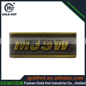 New Product China Supplier Metal Sticker Labels,metal Name Tag for Wood Plate thumbnail-6