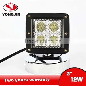 12W Square Flood Beam Led Work Light/ Working Light for Forklift/ Truck/ Fine Engine/ Boat/ SUV thumbnail-1