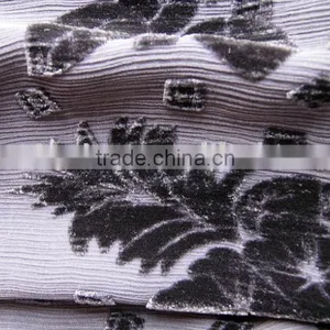 Crepe Silk Rayon Burn Out Velvet thumbnail-1