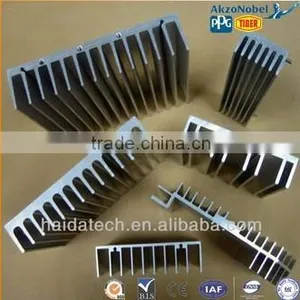 Anodized Aluminum Extruded Profiles 6060 t5 Heat Sink Manufacturer thumbnail-1