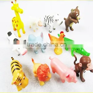Promotion Soft Plastic PVC Solid Animal Toys Mini Animal Toys thumbnail-1