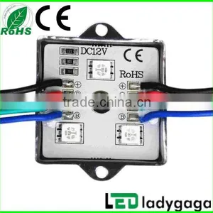 RGB Signs Aluminium Square 3pcs 5050 SMD LED RGB Module,dc12v Led Module thumbnail-1