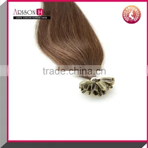 Hot Sellling Trade Assurance Supplier Top Quality Pre Bonded Unprocessed Peruvian Hair thumbnail-1