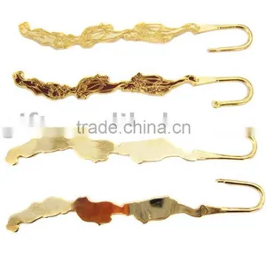 Fashion Metal Imitation Enamel Bookmarks With Gold Plating thumbnail-1