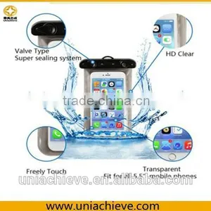 Case for IPhone 6s/6s Plus Fashion Summer Mobile Phone PVC Waterproof Bag With Waist Belt and Lanyard Yellow thumbnail-4