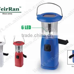 (130115) Portable Outdoor Camping Cheap Solar Crank Flash Light thumbnail-1