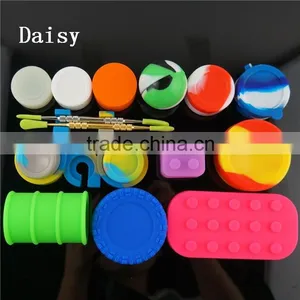Platinum Cured Silicone Jars Dab Wax Container,5ml Silicone Container for Wax/oil,butane Hash Oil Silicone Container thumbnail-2