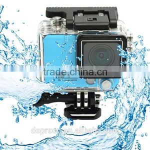 Wireless APP Control 4K Waterproof Wifi Sport Camera , hd 1080p Helmet Sport Action Camera With Sj4000 Remote thumbnail-1