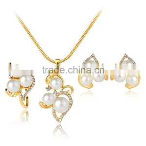 Simulated Pearl Indian Wedding Jewelry Sets for Women thumbnail-5