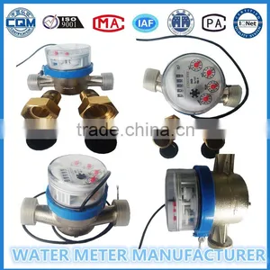 Brass Body Pulse Water Meter,10L/pulse,dry Dial thumbnail-6