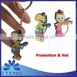 High-quality Economical Fashion Custom Design Rubber Key Chain Quality Choice thumbnail-1