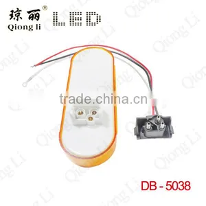 12v 24v Universal 6inch Oval Stop Turn LED Truck Light thumbnail-3
