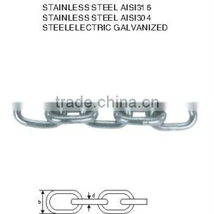 2016 CHINA MANUFACTURER STAINLESS STEEL DIN763 WELED CHAIN SHORT LINK CHAIN RIGGING HARDWARE thumbnail-5