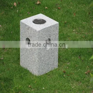 Natural Stone Lamp,solar Stepping Stone,solar Garden Law Light thumbnail-1