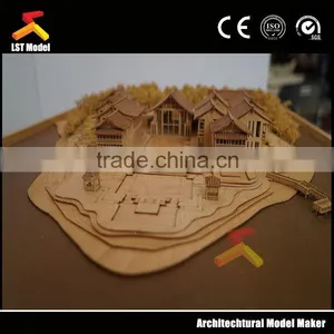Real Estate Architectural Model Making With Miniature People and Tree Decoration thumbnail-1